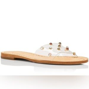 NIB Kate Spade Stacie Rainbow Rhinestone Slide Sandal